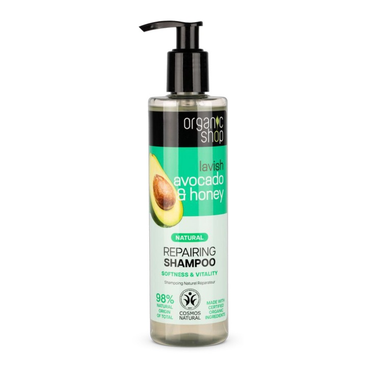 Sampon Organic Shop Avocado&Honey 280 ml