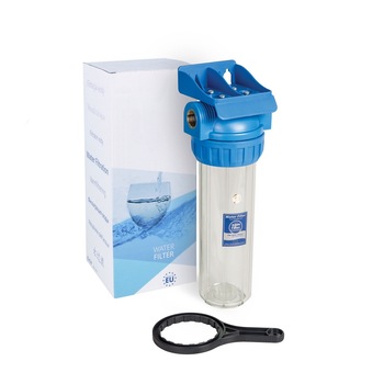 Carcasa filtru 3 parti Aquafilter, conexiune 1”, pentru filtre de 10'' Carcasa filtru 3 parti Aquafilter, conexiune 1”, pentru filtre de 10''