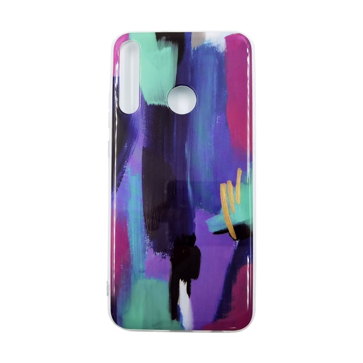 Husa Huawei P40 Lite E model Modern Art, Silicon, TPU, Viceversa Multicolor