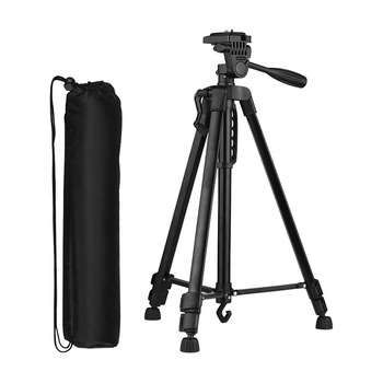 Trepied Telescopic 52-137 cm, Soundvox™ 3388, cu Husa, Negru Trepied Telescopic 52-137 cm, Soundvox™ 3388, cu Husa, Negru