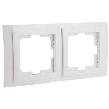 Rama Mono Electric LARISSA, 2 module, alb Rama Mono Electric LARISSA, 2 module, alb