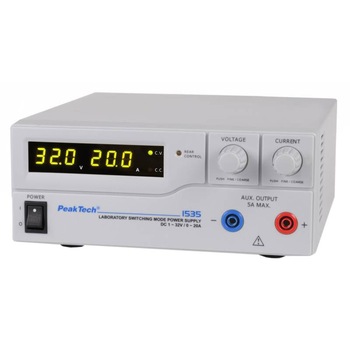 Sursa laborator 1-32V /0-20A P1535 Peaktech Sursa laborator 1-32V /0-20A P1535 Peaktech