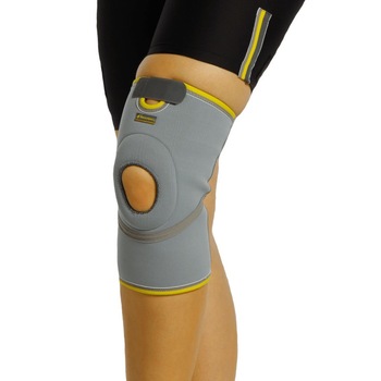 Orteza genunchi suport rotula, marime M, circumferinta genunchi 36-38 cm, Morsa Cyberg Orteza genunchi suport rotula, marime M, circumferinta genunchi 36-38 cm, Morsa Cyberg