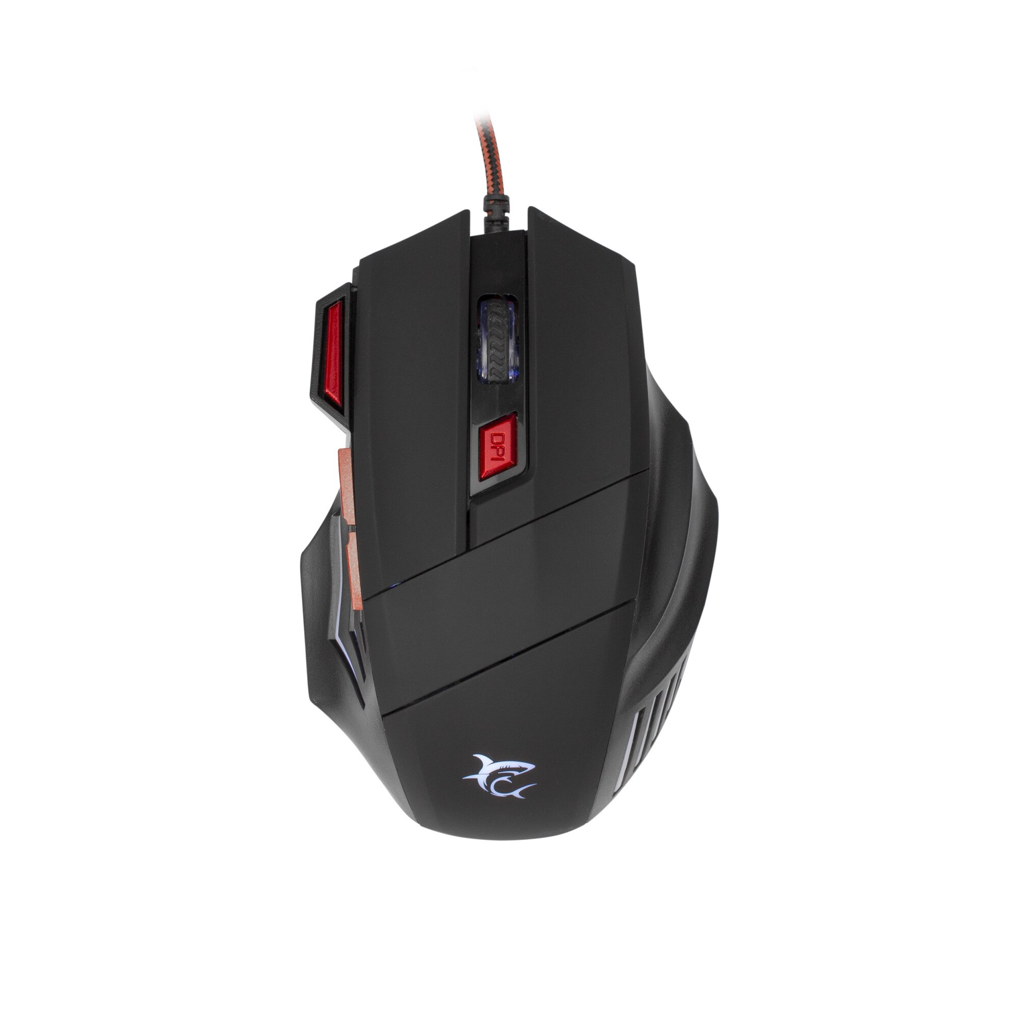 Mouse gaming White Shark GM-5005 MARCUS-2 Crni, 6.400 dpi, lumini LED, negru