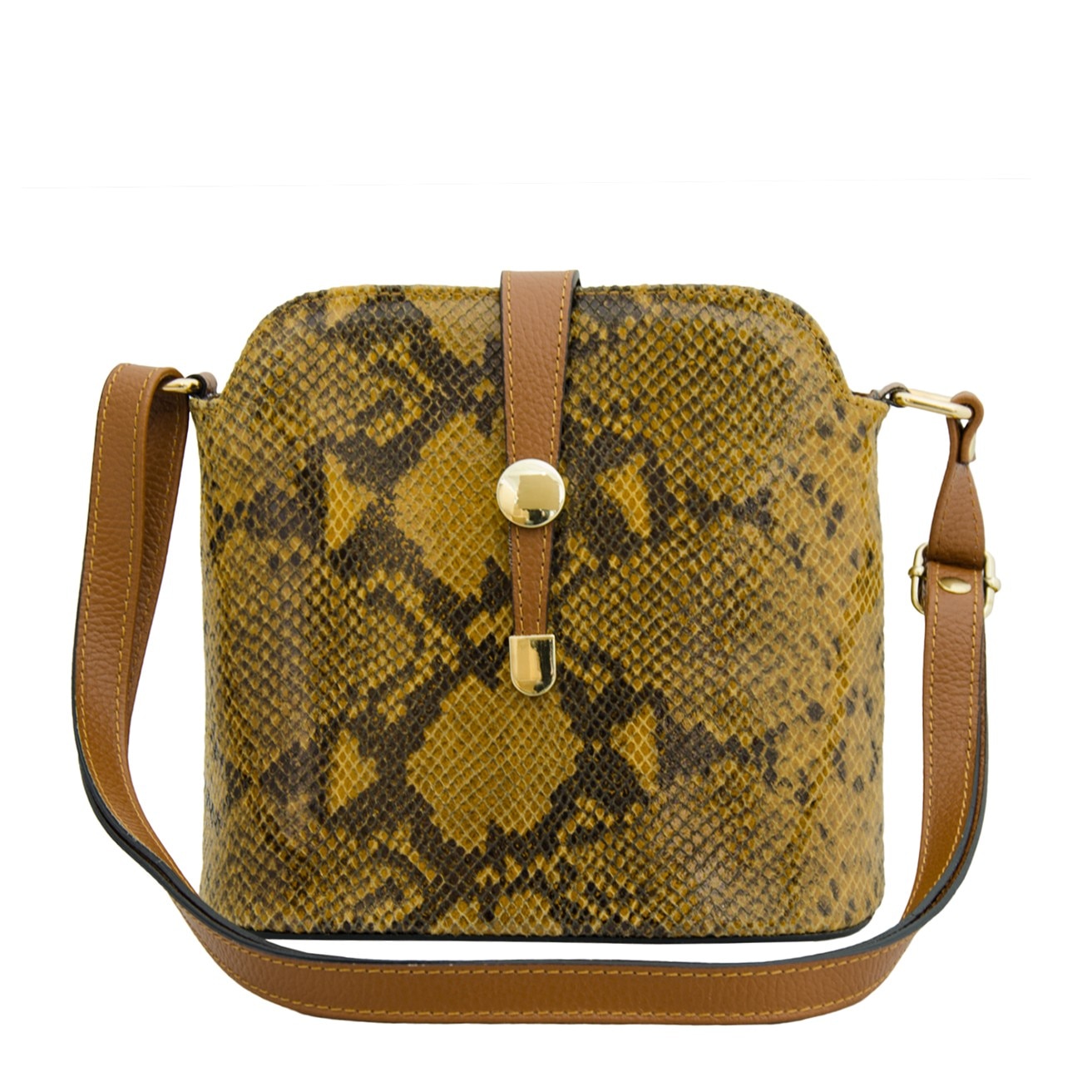 Geanta crossbody de dama din piele naturala, Eva, Coio