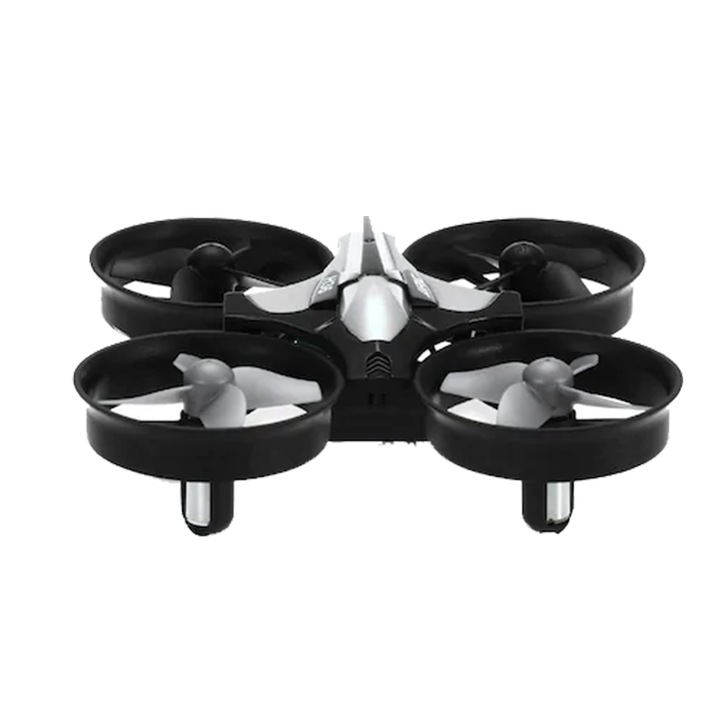 Дрон JJRC H36 RC, Квадрокоптер, С дистанционно управление, Сив