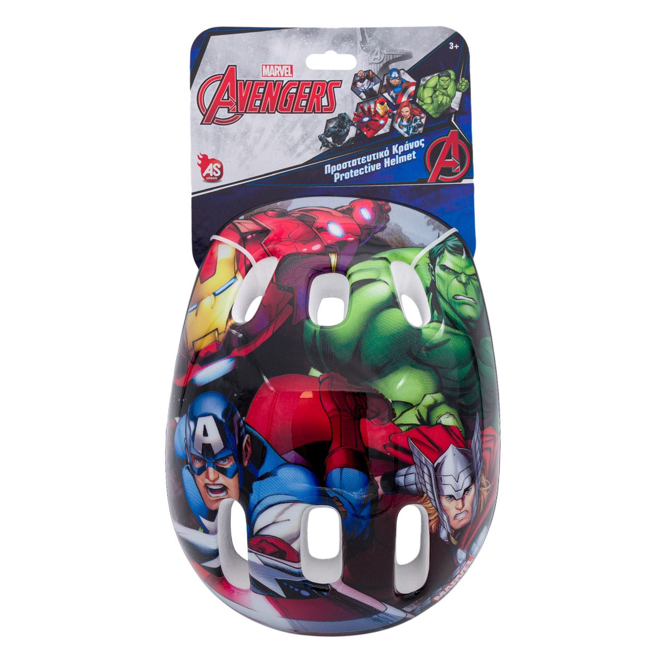 Casca bicicleta, trotineta, role pentru copii Disney, Avengers, 52 - 56 cm