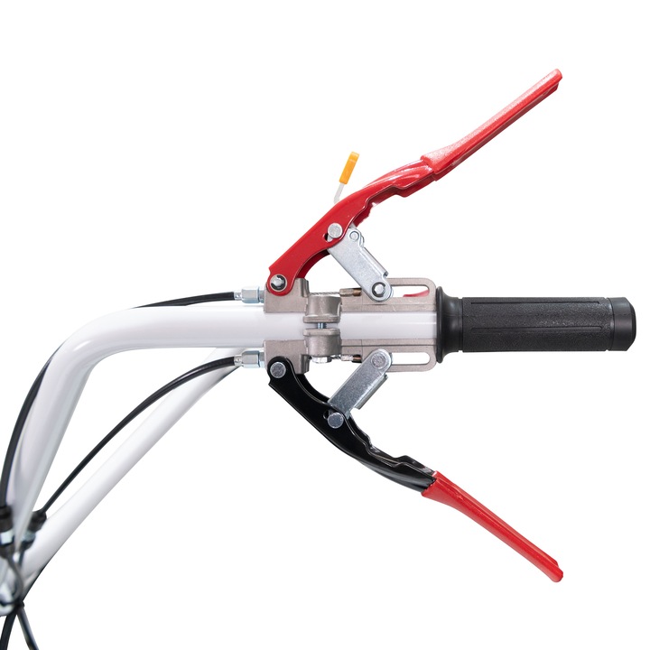 Motocositoare cu lama de tuns iarba pe benzina Ruris DAC 777K, putere 5 CP, benzina, motor Loncin, 4 timpi, latime taiere 87 cm