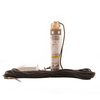 Pompa submersibila apa curata de adancime Ruris Aqua 101,corp inox, 750 W, 40 l/min debit apa, 60 m inaltime refulare, 15 m adancime absorbtie, 35°C temperatura maxima Pompa submersibila apa curata de adancime Ruris Aqua 101,corp inox, 750 W, 40 l/min debit apa, 60 m inaltime refulare, 15 m adancime absorbtie, 35°C temperatura maxima