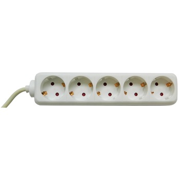 Prelungitor Bachmann Selly cu 5 prize, protectie copii, 1,5 m Prelungitor Bachmann Selly cu 5 prize, protectie copii, 1,5 m