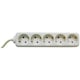 Prelungitor Bachmann SELLY 3812500, 5 prize, protectie copii, 16A, H05VV-F 3G1mm2, IP20, cordon 1.5m, Alb