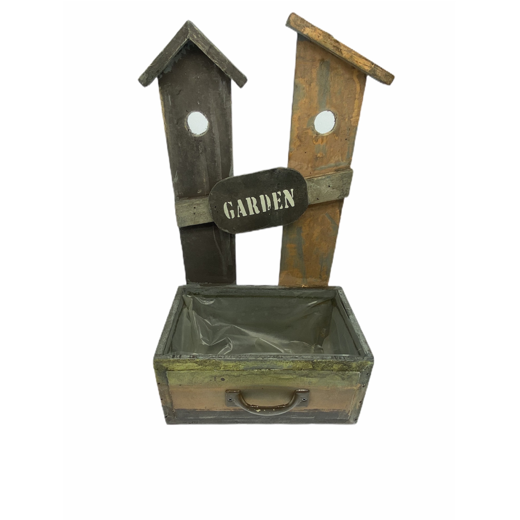 Ghiveci Atelier decorativ, Lemn, 20cm