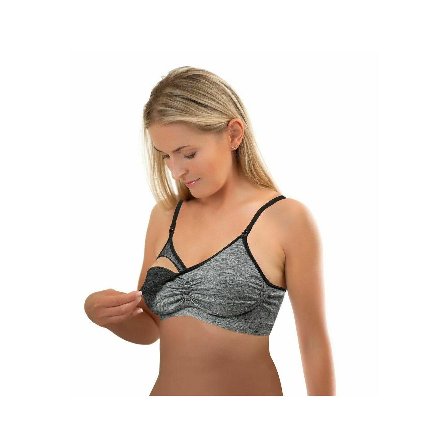 Sutien cu ioni de argint, Baby ono, gri C80-85