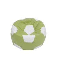 Fotoliu minge bicolor Baby Ball, Verde/Alb