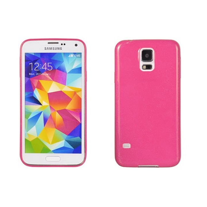 Кейс Съвместим с Samsung Galaxy A5 (2016) A510, Candy, ултра тънък, силиконов, розов