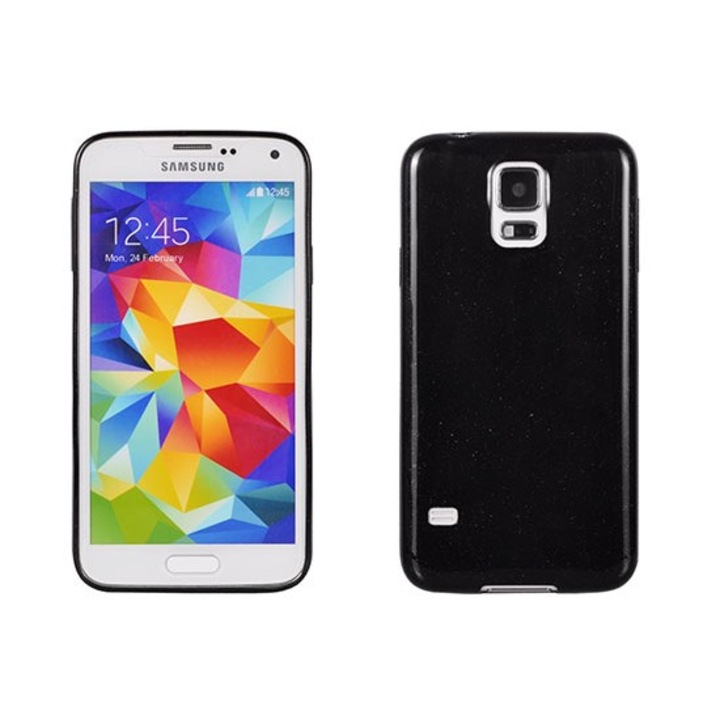 Кейс Съвместим с Samsung Galaxy S7 G930, ултра тънък, силиконов, бонбон, черен