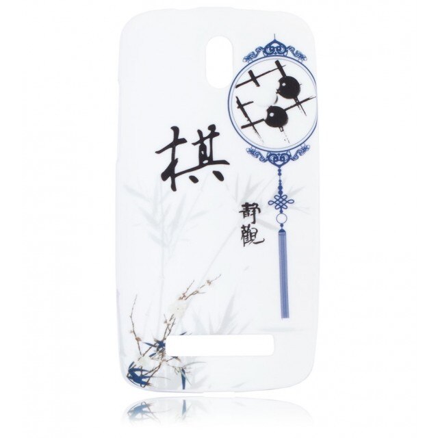 Husa Huawei Ascend P7 , dream catcher , silicon, alb