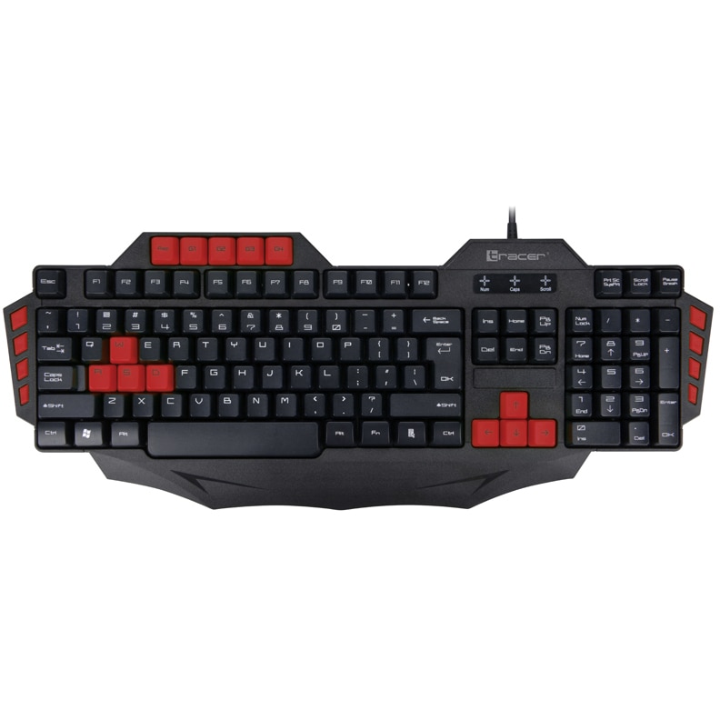 Tastatura Gaming Tracer BATTLE HEROES RIOT, USB, Negru