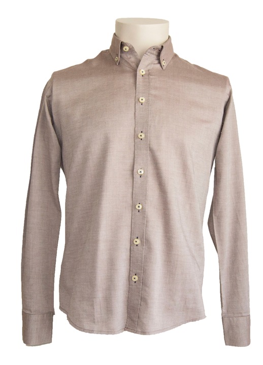 Camasa barbati, Newtone, guler fixat cu nasturi, Tesatura Oxford, Visiniu