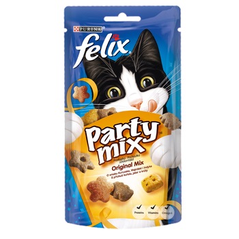 Recompense pentru pisici, Felix Party Mix, Original Mix, 60g Recompense pentru pisici, Felix Party Mix, Original Mix, 60g