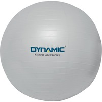 Gym-ball fitness Dynamic, 65 cm, cu pompa, culoare gri