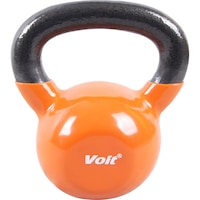 Kettlebell Voit, coating vinil, 10 kg, culoare portocaliu