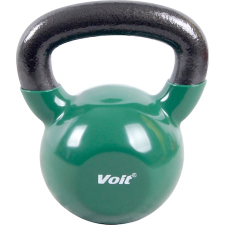 Kettlebell Voit, coating vinil, 12 kg, culoare verde