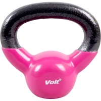 Kettlebell Voit, coating vinil, 2 kg, culoare roz