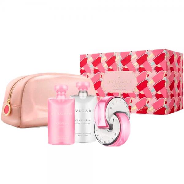 Set Apa De Toaleta Bvlgari Omnia Pink Sapphire, Femei, 65ml