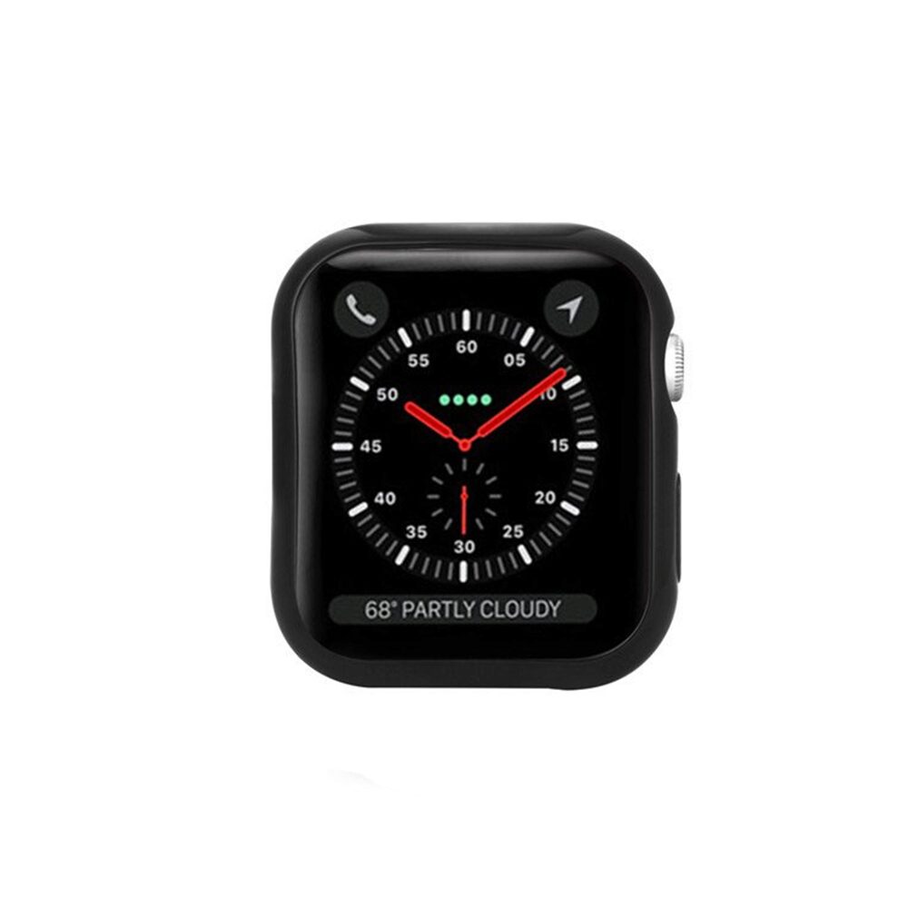 Set 2 x Husa Dux Ducis Gel compatibila Apple Watch Seriile 6/5/4/SE (44mm),Negru/Transparent