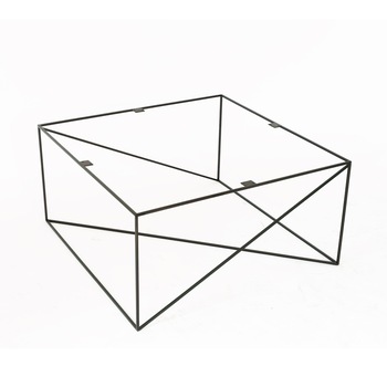 Structura metalica masuta Cross, metal, negru , 80 x 80 x40 cm Structura metalica masuta Cross, metal, negru , 80 x 80 x40 cm