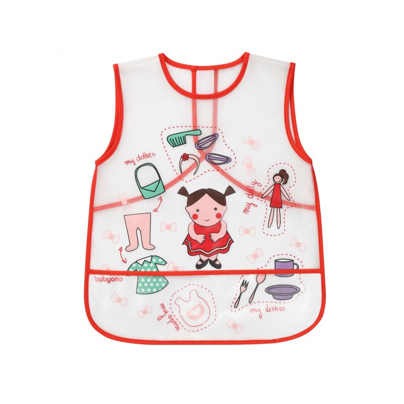 Baveta tip sort Baby Ono 839, Rosu 12+ luni