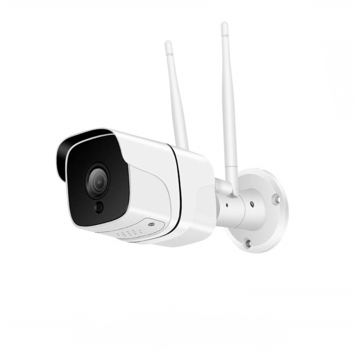 Camera supraveghere exterioara, IP WIFI, tip bullet, comunicare bidirectionala, HD 1920*1080P, 2 MP, Escalate