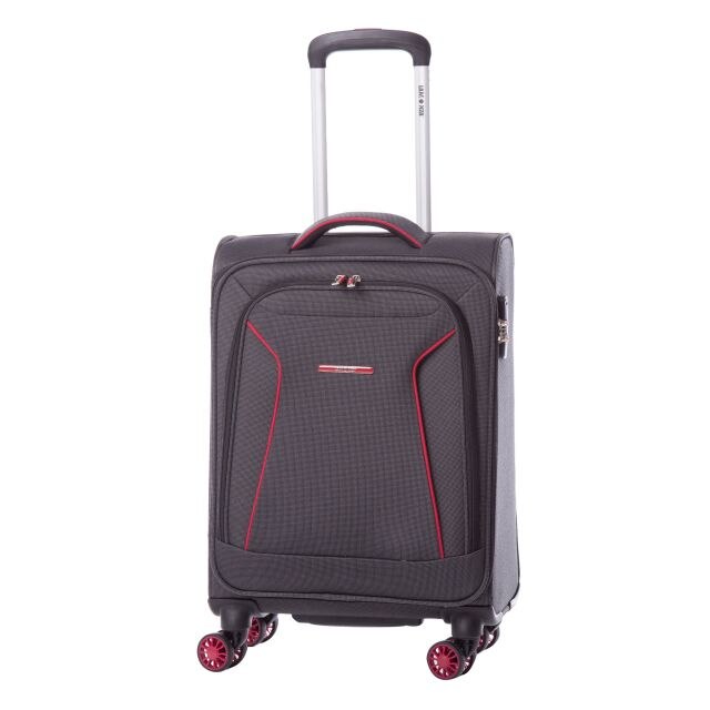 Troler Lamonza Cruise expandabil 30%, 77x46x31 cm, rosu