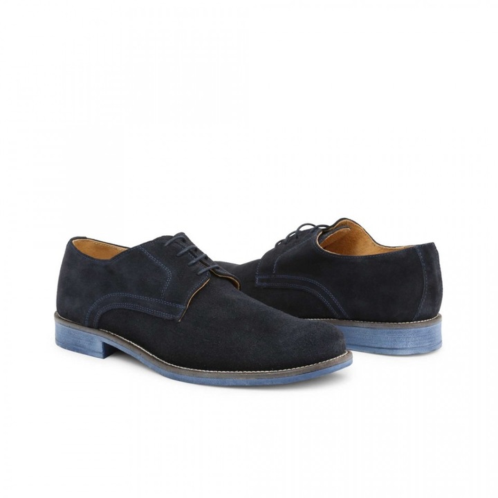 Pantofi barbati, Made in Italia, 06_CAMOSCIO-B, Bleumarin, 44