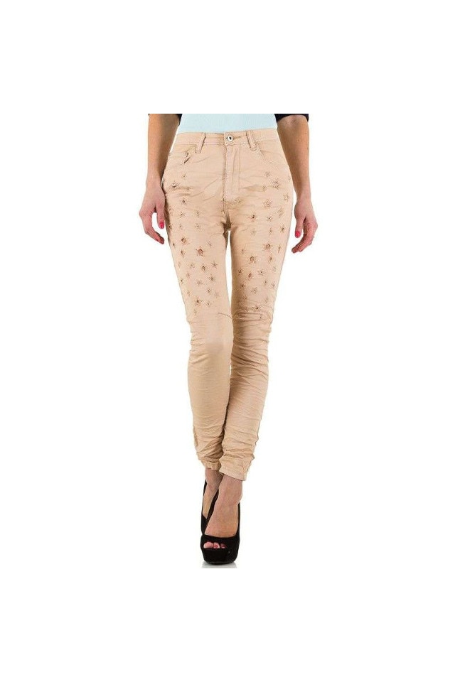 Blugi Place du Jour P491 culoare bej