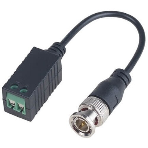 VideoBalun cu surub cu cablu pigtail 10cm,TTP111HDL