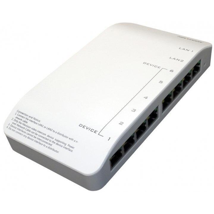 Distribuitor (de etaj) Video/Audio pentru sisteme de video interfonie IP Hikvision,DS-KAD606-P
