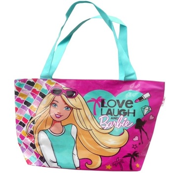 Geanta Barbie, plaja, cumparaturi, 48 x 32 x 15 cm, roz Geanta Barbie, plaja, cumparaturi, 48 x 32 x 15 cm, roz