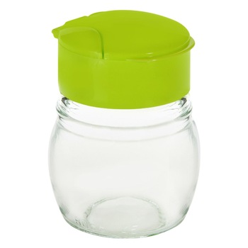 Solnita pentru sare sau piper, Zola, capac verde, 70ml Solnita pentru sare sau piper, Zola, capac verde, 70ml
