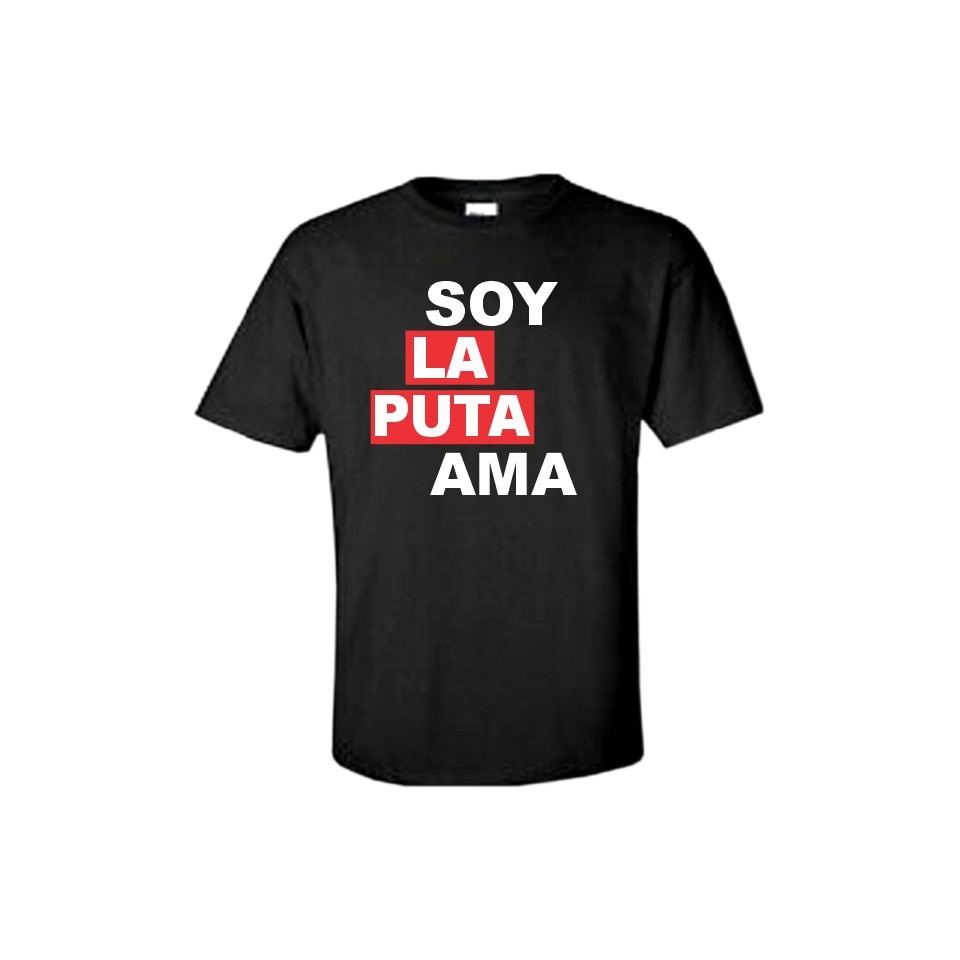 Tricou bumbac Casa de Papel Puta Ama, Femei, Negru, marimea S - eMAG.ro