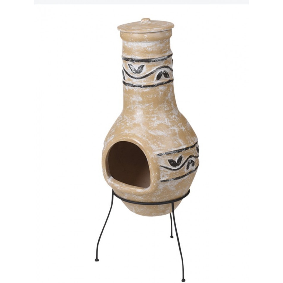 Semineu exterior din ceramica 44,5 X 43 X 111 cm