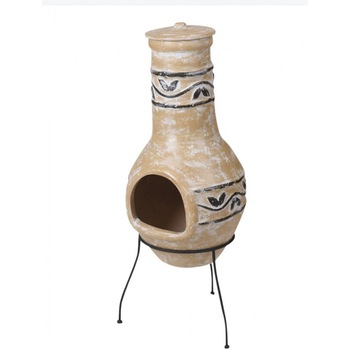 Semineu exterior din ceramica 44,5 X 43 X 111 cm Semineu exterior din ceramica 44,5 X 43 X 111 cm