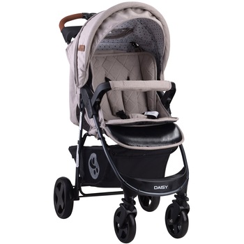 Carucior 2 in 1 Lorelli Daisy Beige String, Bej Carucior 2 in 1 Lorelli Daisy Beige String, Bej