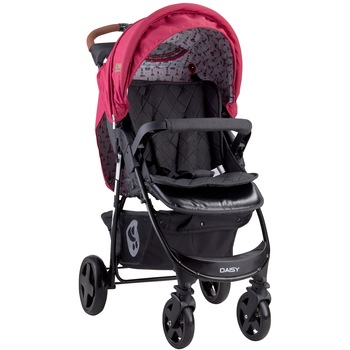 Carucior 2 in 1 Lorelli Daisy Red&Black Lighthouse, Rosu/Negru Carucior 2 in 1 Lorelli Daisy Red&Black Lighthouse, Rosu/Negru