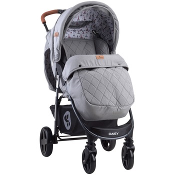 Carucior 2 in 1 Lorelli Daisy Dark Grey Lighthouse, Gri Carucior 2 in 1 Lorelli Daisy Dark Grey Lighthouse, Gri