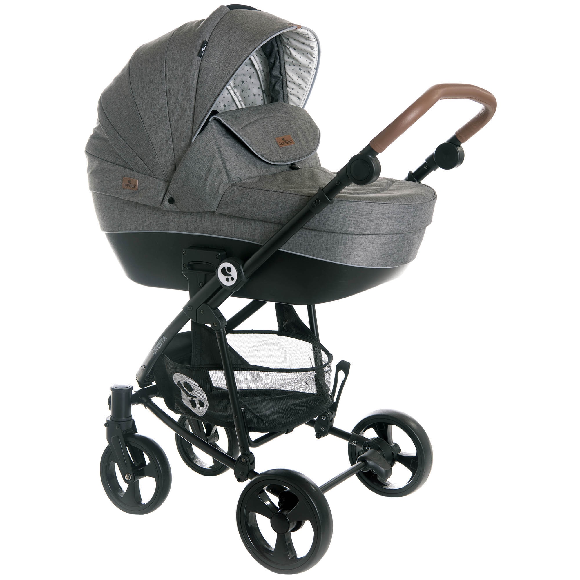Carucior 3 in 1 Lorelli Crysta, Gri