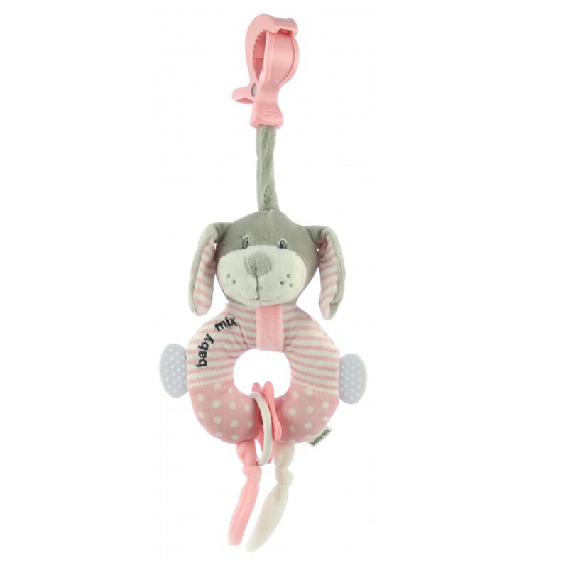 Jucarie pentru carucior BabyMix Catel 19STK04R, Roz