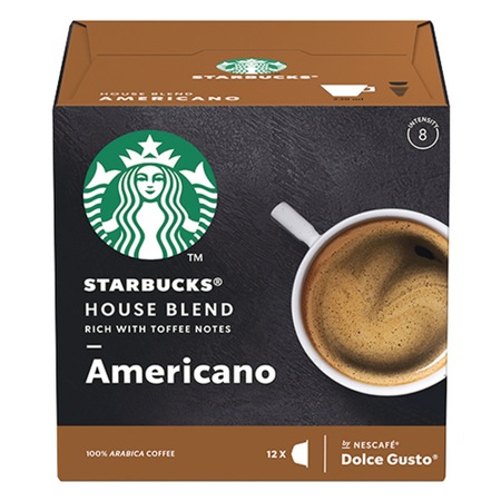Cafea Capsule Starbucks House Blend Americano 12 Capsule Emag Ro