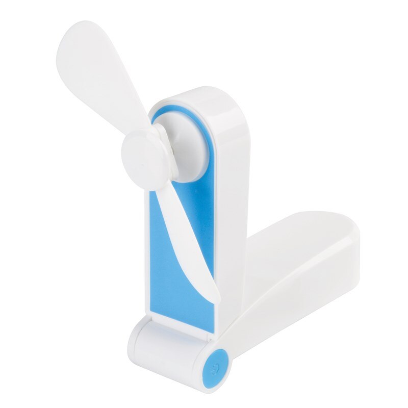 Ventilator de buzunar Bremen Mistral, alb/albastru, USB, 2 viteze, 11,5 x 2,8 x 10 cm